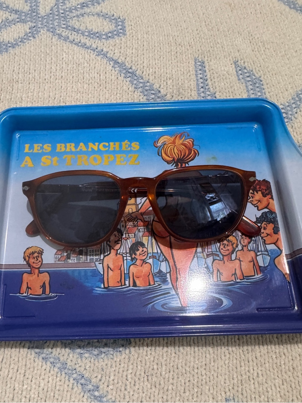 Persol Brown Frame Sunglasses with Dark Lenses - Men or Women’s Sunglasses